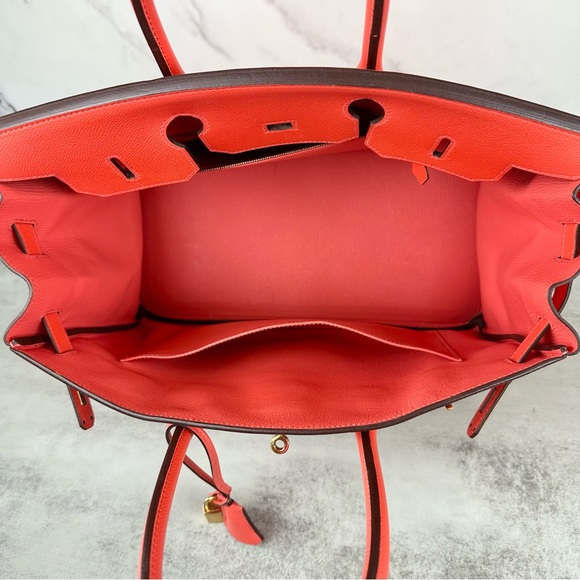 Hermès Rose Jaipur Epsom Birkin 35 - Picture 6 of 16